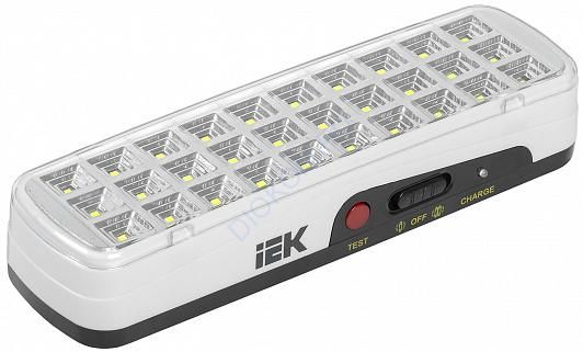 Светильник ДБА 3926 аккумулятор 3ч 3Вт LDBA0-3926-30-K01 IEK (Д02320ЕК) - old (в архиве)